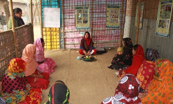 Photo of women in a training