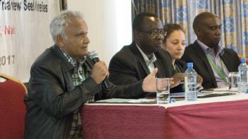 Selim Esmail on a panel