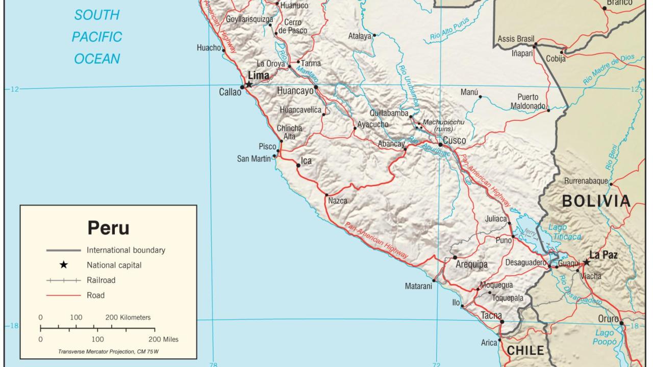 Peru map