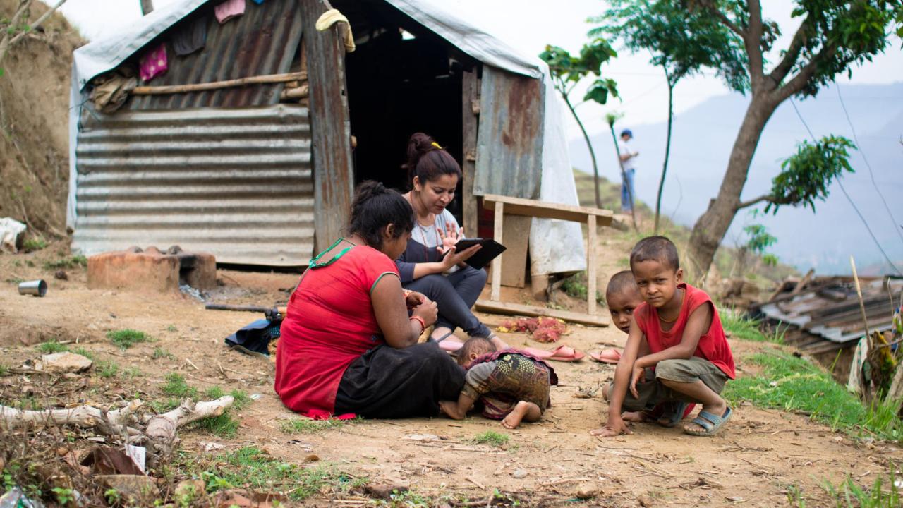 Farmers in Nepal