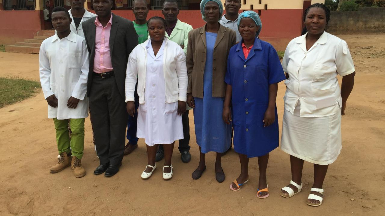 health clinic in Mozambique