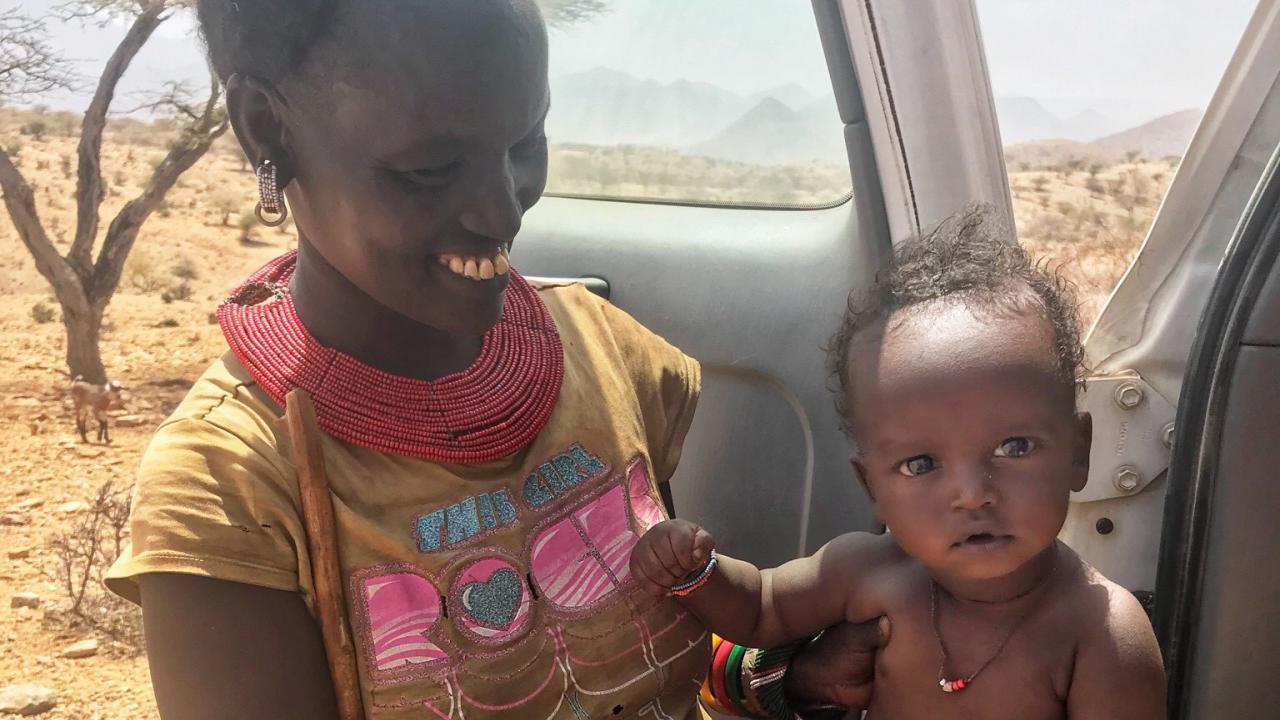 mother and child in Kenya