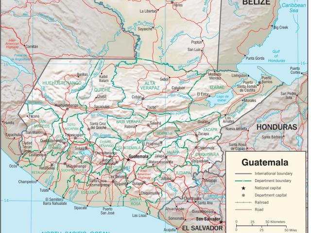 Guatemala map