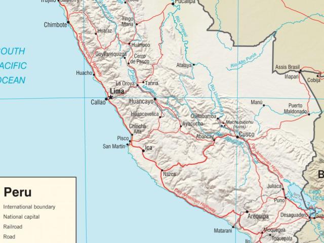 Peru map