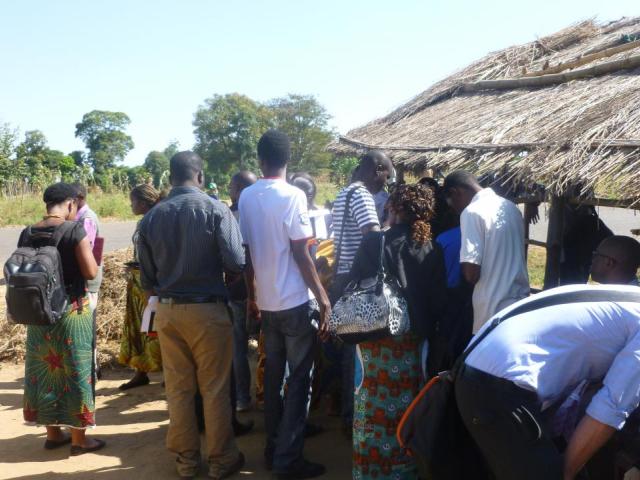 research team in Malawi
