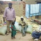 Maize farming family in Tanzania