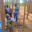 Farmers receiving soil test results